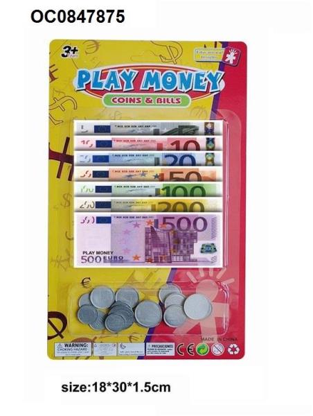 Money Play Set -Euro 