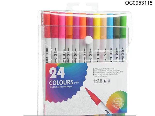 Washable watercolor pens 24color