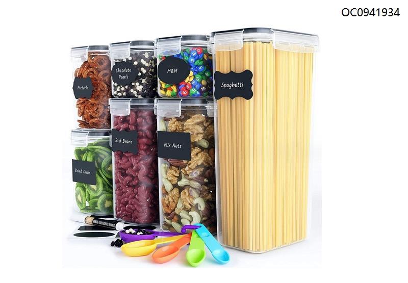 Air-tight food storage containers set / 7pcs