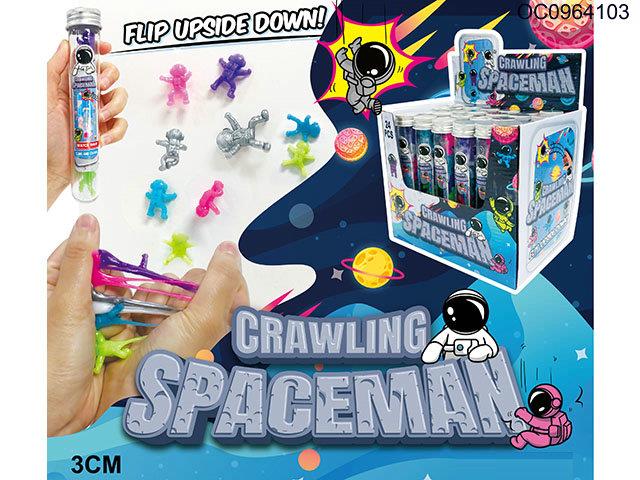 Sticky crawling spaceman-24pcs/box